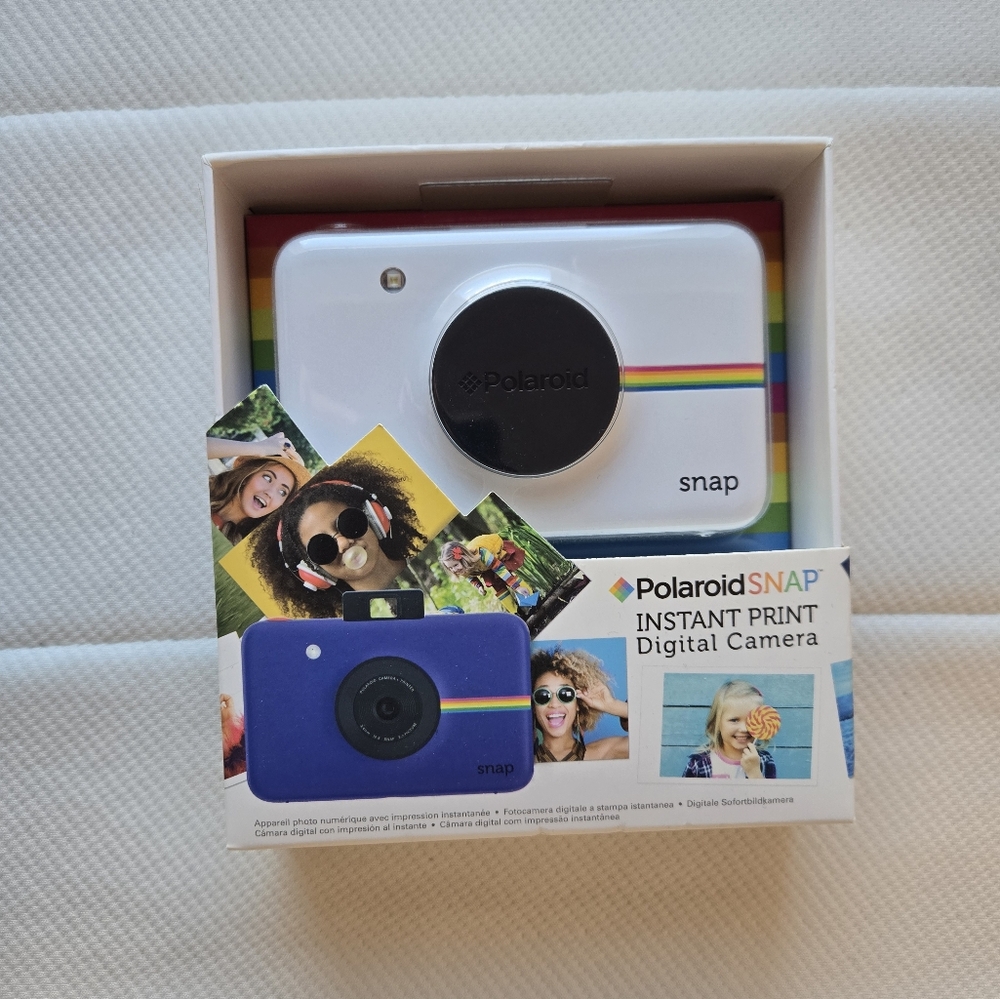 Polaroid Snap White and Blue Instant Print Digital Camera